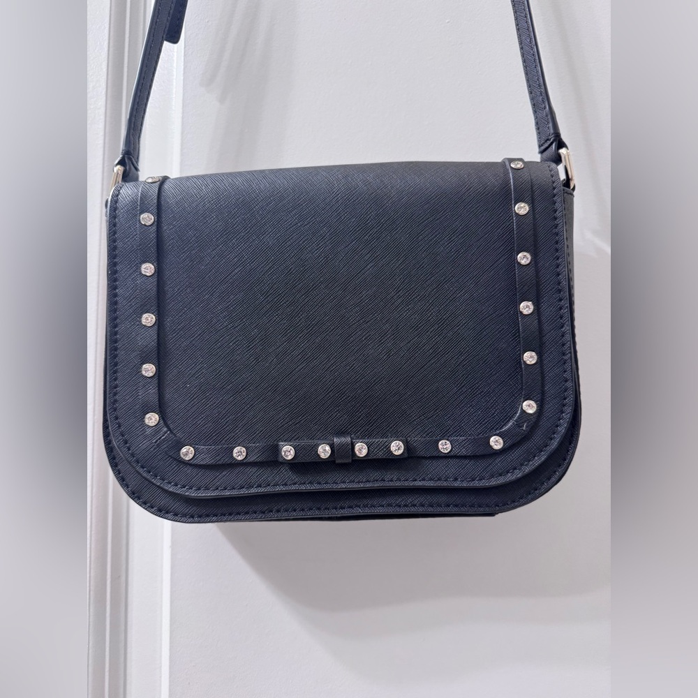 Kate Spade Black Studded Crossbody Bag